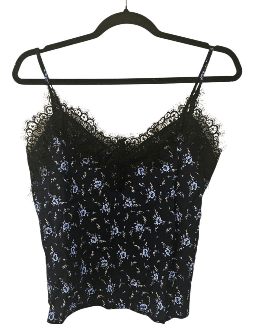 Multi-Coloured GAP Women's Lace Trim Floral Cami